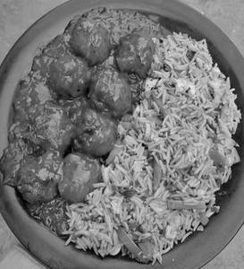 Chicken Fried Rice With Veg Manchurian
