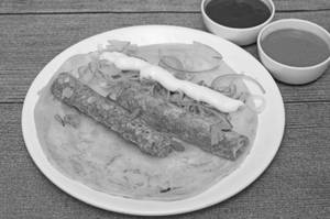 Single Chicken Seekh Roll