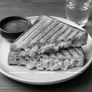 Cheese corn sandwich