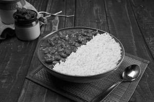 Rajma Rice With Raita