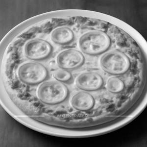 Onion cheese pizza