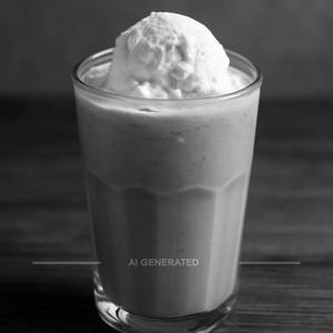 Cold coffee with icecream