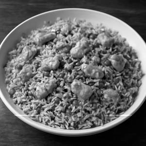 Garlic Chicken Fried Rice