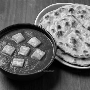 Shahi Paneer with 4 Butter Naan