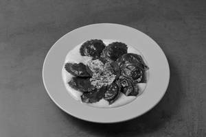 Mushroom Ravioli In Truffle Cheese Sauce