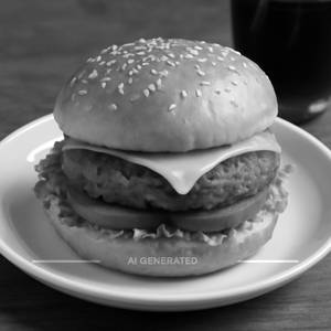 Aloo Tikki  Burger cheese