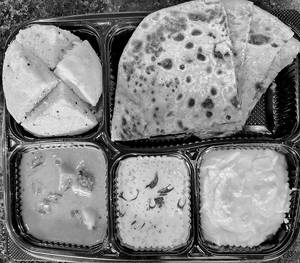 Aloo Parantha Idli Combo