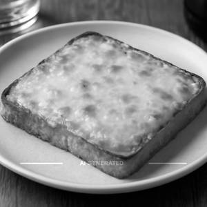 Open Cheese Sandwich