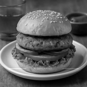 Paneer tikki burger                                              