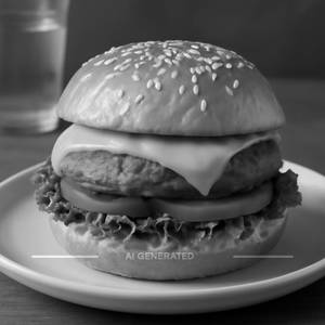 Veg cheesy burger