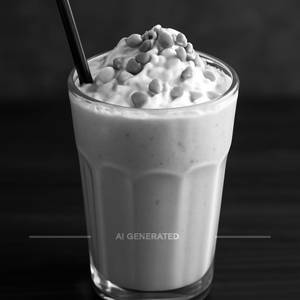 Hazelnut milkshake