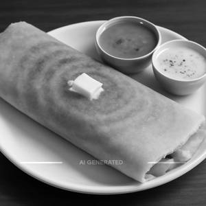 Butter masala dosa