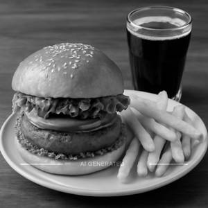 Veg Burger + Fries + Coke