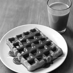 Belgian Chocolate Milk Waffle