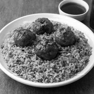 Veg Manchurian Fried Rice