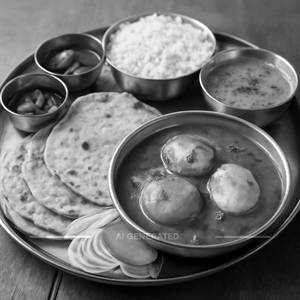 Egg Masala Thali