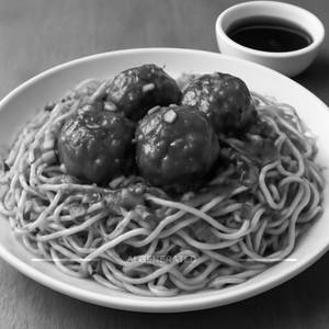 Veg Manchurian Hakka Noodles