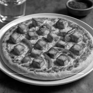 Tandoori paneer pizza