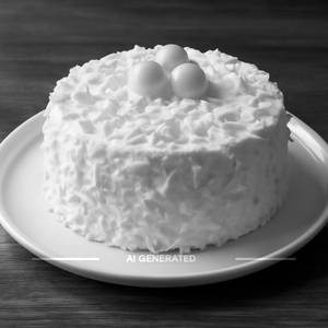 White Forest Cake (500 Grams)