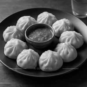 Chicken Steamed Momos [10 Pieces]
