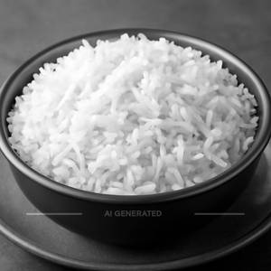 Steamed rice                         
