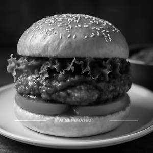 Chicken schezwan burger