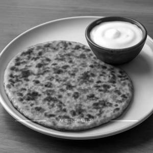 Aloo Paratha With Curd