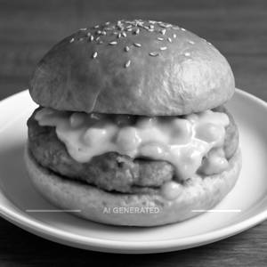 Chicken cheese corn burger