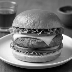 Aloo Tikki Cheese Burger