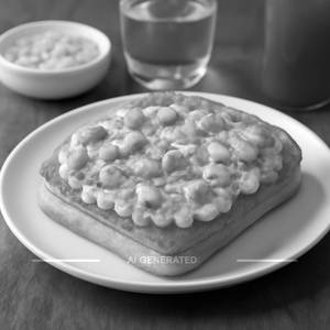 Corn & Paneer Sandwich Pizza