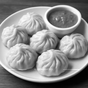 Veg steam momo