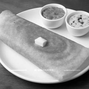 Butter plain dosa