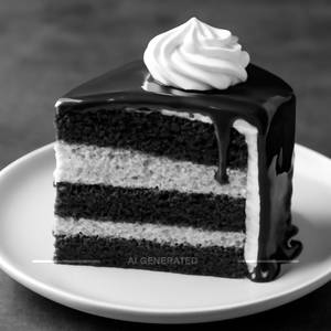 Choco Vanilla Cake [500 Gm]