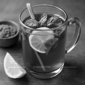 Herbal Lemon Tea Added Jaggery