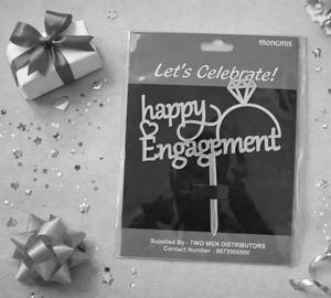 Happy Engagement Cake Topper -Tmd 009