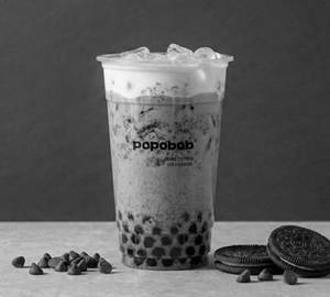 Choco Caramel Boba Tea