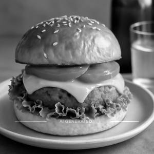 Veg. Cheese Burger