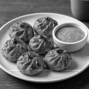 Plain Veg Momo 6 Pcs