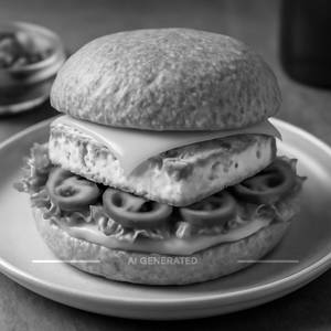 Veg. Paneer Cheese Burger