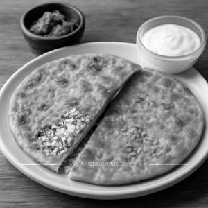Paneer Paratha + Gobi Paratha
