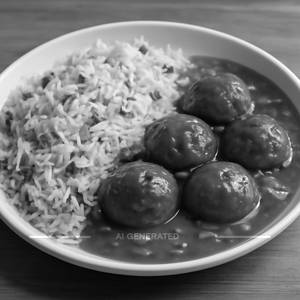 Rice With Manchurian Balls