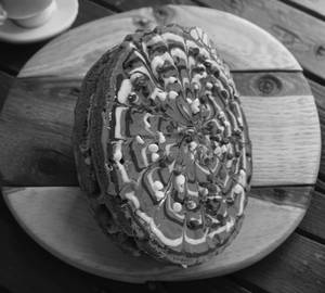 Double layer chocolate waffle