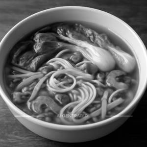 Veg Pokchoy Noodles Soup