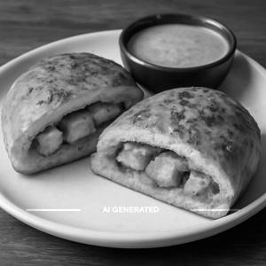 Paneer Tikka Stuffed Garlic Bread (Pack of 2)                  