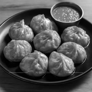 Veg Butter Momos [8 Pieces]