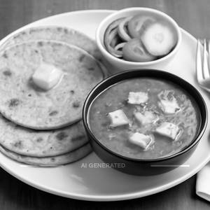Cheese Butter Masala With 3 Butter Phulka