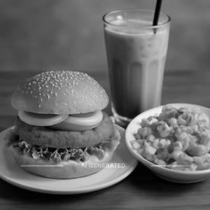 Aloo Tikki Burger Combo