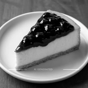 Blue Berry Cheese Cake Slice