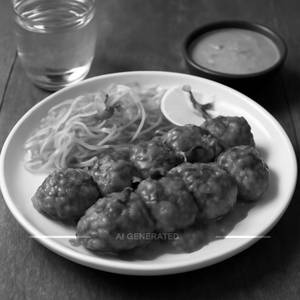 Schezwan Soya Chaap Plate