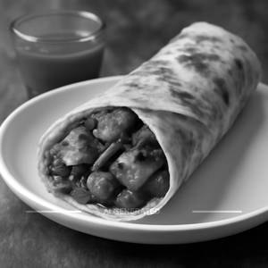 Egg Paneer Chilly Roll